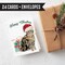 Cat Christmas Cards - 24-Pack Holiday Greeting Cards with 6 Adorable Cat Designs in Festive Themes, Perfect for Cat Lovers to Share Merry Christmas & Happy Holiday Wishes, Blank Inside for Personalized Messages - Cute and Playful Stationery Set